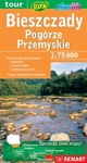 Bieszczady i Pogórze Przemyskie. Mapa turystyczna