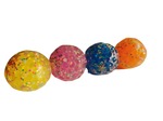 Gniotek piłka wypełniona kuleczkami konfetti gwiazdki mix kolorów