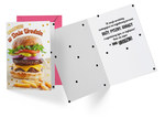 Karnet Urodziny, burger, brokat PR-366