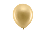 Balony Rainbow 23cm metalizowane, złoty: 1op./100szt.