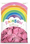 Balony Rainbow 30cm metalizowane, różowy: 1op./100szt.