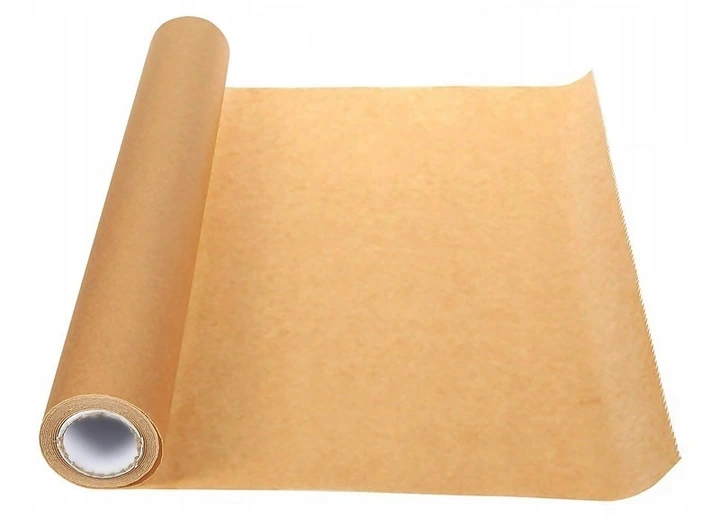 Papier do pieczenia 50m silikonowy brązowy bez tulei
