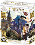 Harry Potter: Magiczne puzzle-zdrapka - Hogwart za dnia i nocą 500 elementów