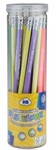 Ołówek z gumką pastelowy HB z miarką 36szt/opak