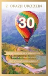 Karnet 30 Urodziny AB Malowane - balon P13