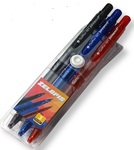 Długopisy żelowe Żelopisy zestaw 3 kolory
