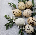 Serwetka Lunch Decor Natural Eggs 33x33 20szt./op.