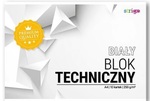 Blok techniczny biały A4 Premium 10 kartek 240g 10szt/pacz