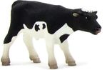 Figurka Krowa rasy holsztyńskiej cielę stojące