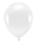 Balony Eco 30cm metalizowane, biały: 1op./100szt.