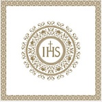 Serwetki Lunch Komunia IHS Emblem Gold SL_KO_001801 33x33 20 szt.op