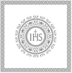 Serwetki Lunch Komunia IHS Emblem Silver SL_KO_001802 33x33 20 szt.op