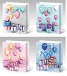 Torebka A4 prezenty i balony (26x32x10cm)