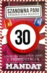 Karnet 30 Urodziny damskie - mandat