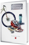 Karnet Serdeczne życzenia, rower HM200-1644