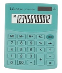Kalkulator biurowy Vector VC-812 GN