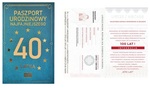 Karnet 40 Urodziny meskie, paszport JCX 037