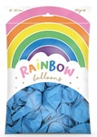 Balony Rainbow 30cm pastelowe, jasny niebieski: 1op./100szt.