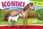 Malowanka Koniki na wsi -  Koń z szarym źrebakiem (B5, 16 stron)