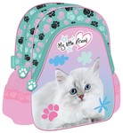 Plecak przedszkolny My Little Friend pastelowy kot