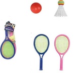 Rakietki do badmintona 49cm Bigtoys + piłka + lotka