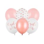 Balony 30 cm, Bride to be 1op/6szt.