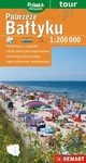 Pobrzeże Bałtyku 1:200 000 mapa plastik