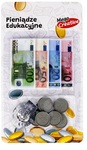 Pieniądze edukacyjne z akcesoriami euro