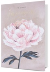 Karnet HM-200 Imieniny, malowane, kwiat HM200-2551