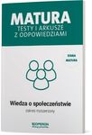 Testy i arkusze Wiedza o społeczeństwie. Zakres rozszerzony. Matura 2023
 szkoła ponadgimnazjalna