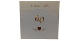 Karnet 60 Rocznica Ślubu kwadrat LUX