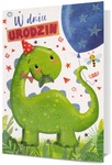 Karnet star Urodziny dziecięce, dinozaur K.STAR-79