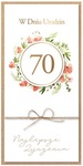 Karnet DL 70 Urodziny DL-160