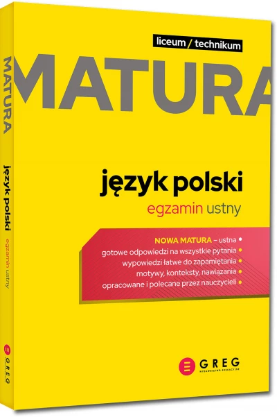 Matura 2023 Język polski. Egzamin ustny
