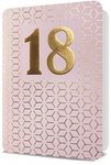 Karnet B6 HM-200 18 Urodziny różowe, złocone HM-200-2540