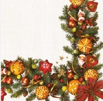 Serwetki Lunch Daisy BN - Christmas Decorative Frame SDGW008301