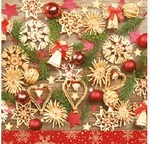 Serwetki Lunch Maki BN - Christmas Wooden Decorations SLGW011301