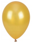 Balony lateksowe złote, metalizowane 12" op. 100szt.