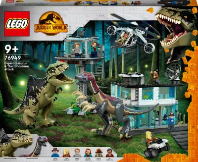 LEGO Jurassic World. 76949 Atak giganotozaura i terizinozaura