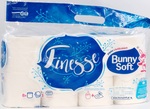 Papier toaletowy Bunny Soft Finesse biały 3 warstwowy
