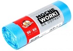 Worki na śmieci niebieskie 60 litrów 30 sztuk
