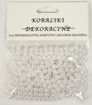 Koraliki dekoracyjne perły białe 6mm