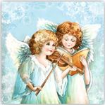 Serwetki Lunch Daisy BN - Two Angels Singing & Playing SDGW013101