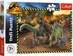 Puzzle 200 elem Dinozaury z Parku Jurajskiego