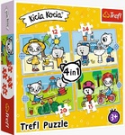 Puzzle 4w1 Dzień Kici Koci