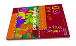 Papier kolorowy A4 60k 210g mix kolorów