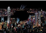 Magiczna zdrapka Hong Kong
 40.5x28.5 cm