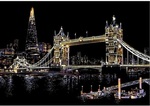 Magiczna zdrapka Tower Bridge 40.5x28.5 cm