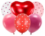 Zestaw balonów Be mine valentine, mix: 1op./6szt.