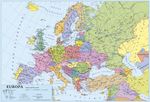 Podkładka na biurko Mapa Europy